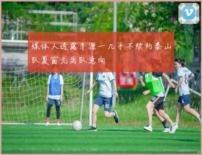 媒体人透露李源一几乎不续约泰山队夏窗无离队意向